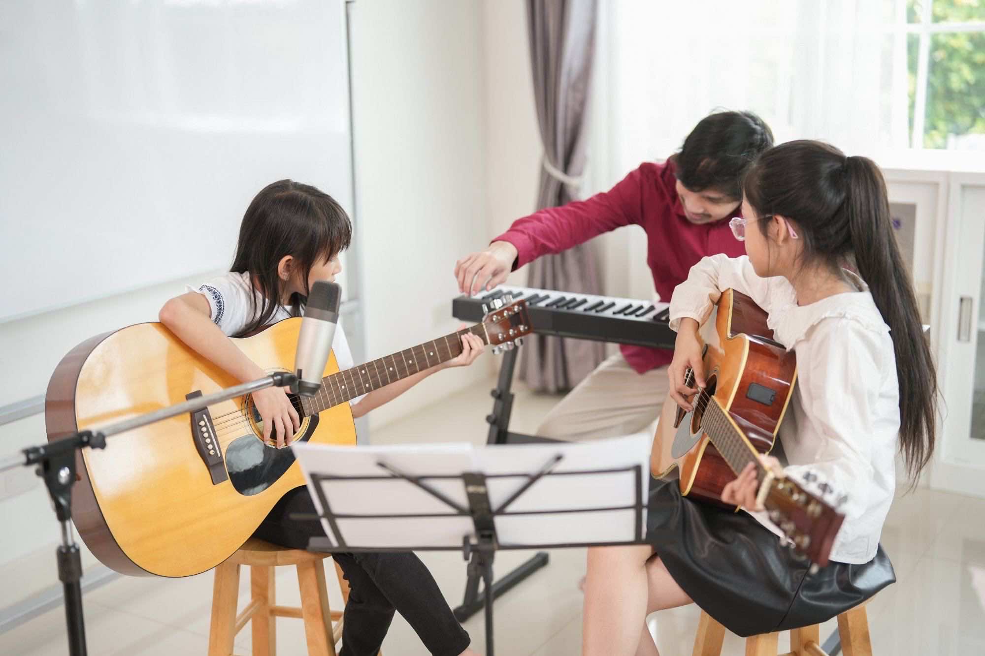 Parents and children learning together